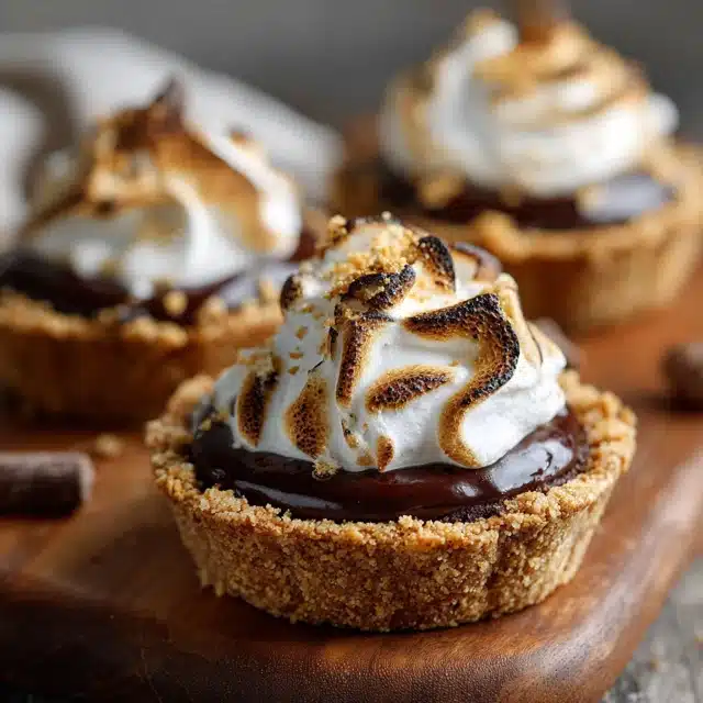 Mini S’mores Pies - Flavor Smile