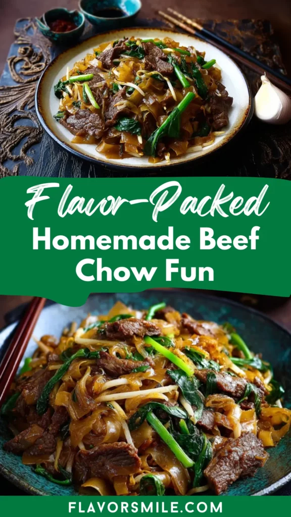 A Cozy Classic: Homemade Beef Chow Fun - Flavor Smile
