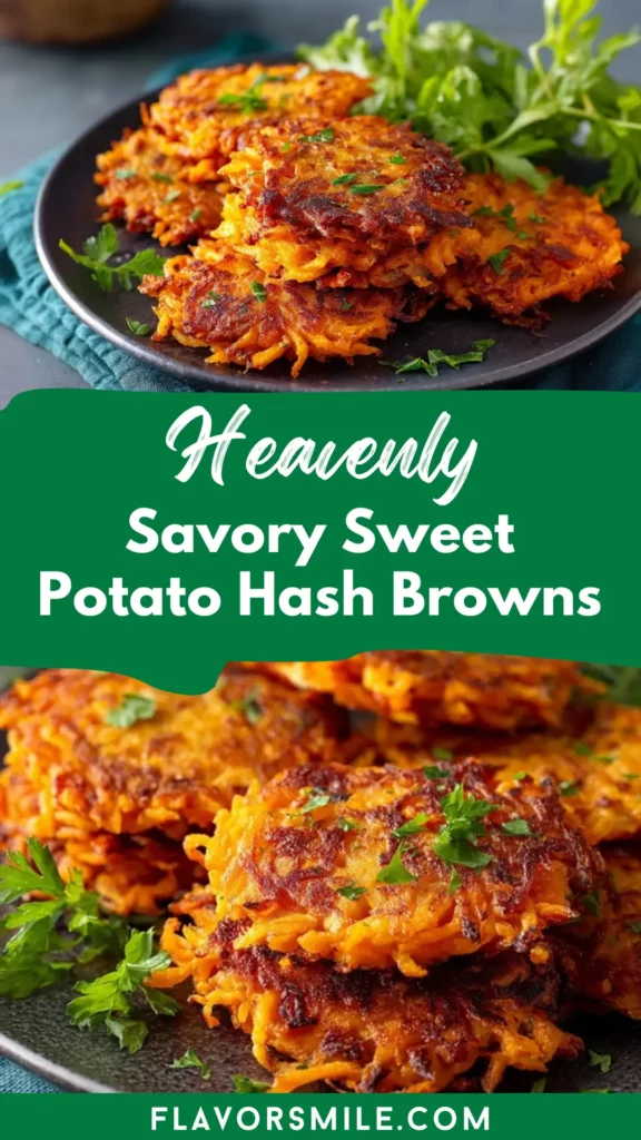 Savory Sweet Potato Hash Browns - Flavor Smile