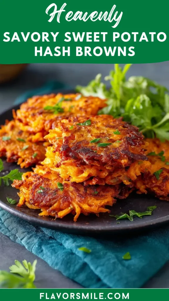 Savory Sweet Potato Hash Browns - Flavor Smile