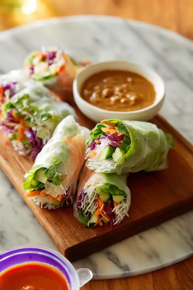 Fresh Spring Rolls - Flavor Smile