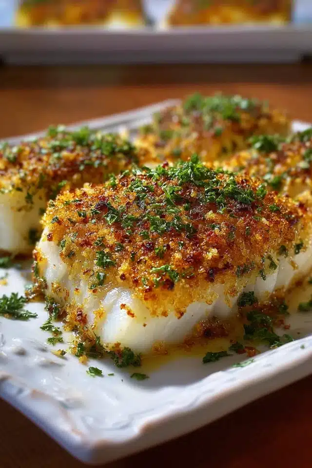 Boston Baked Cod - Flavor Smile